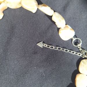 Silpada Designs mother of pearl necklace.